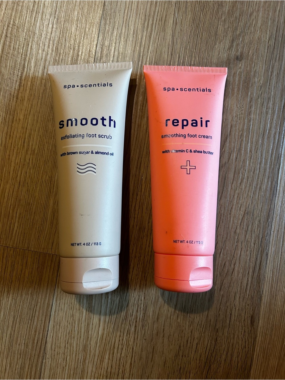 Spa Scentials 2 pc foot care set smooth and repair.